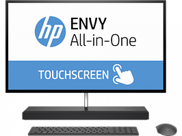 Моноблок HP 2CW08EA Envy AiO, 27" touch QHD, I7-7700T, 8GB DDR4, 256GB M.2, 2TB, GTX 950M-4GB,WIN10,WLESS KBD,