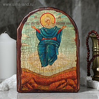 Икона под старину "Спорительница хлебов", 17х23 см, арка