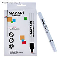 Маркер-краска (лаковый) 2.0 MAZARI Effecto чёрный М-5008
