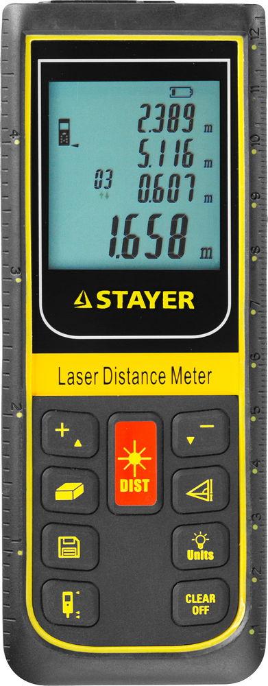 Дальномер лазерный, "SDL-100" Stayer "Profi" (точность 2мм, 100м) - фото 1 - id-p41257284