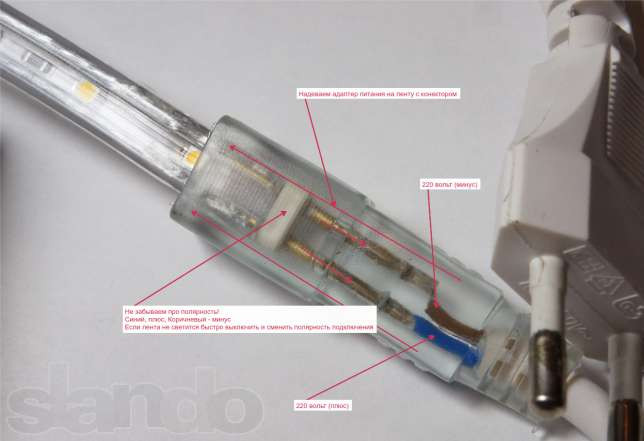 Коннекторы - Соединители для LED лент SMD 5050 - фото 3 - id-p4047277