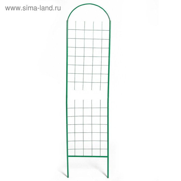 Шпалера, 205 × 50 × 1.6 см, металл, зелёная, «Сетка разборная»