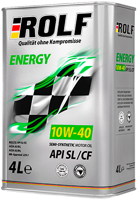 Моторное масло ROLF ENERGY 10W-40 4литра - фото 1 - id-p61068484