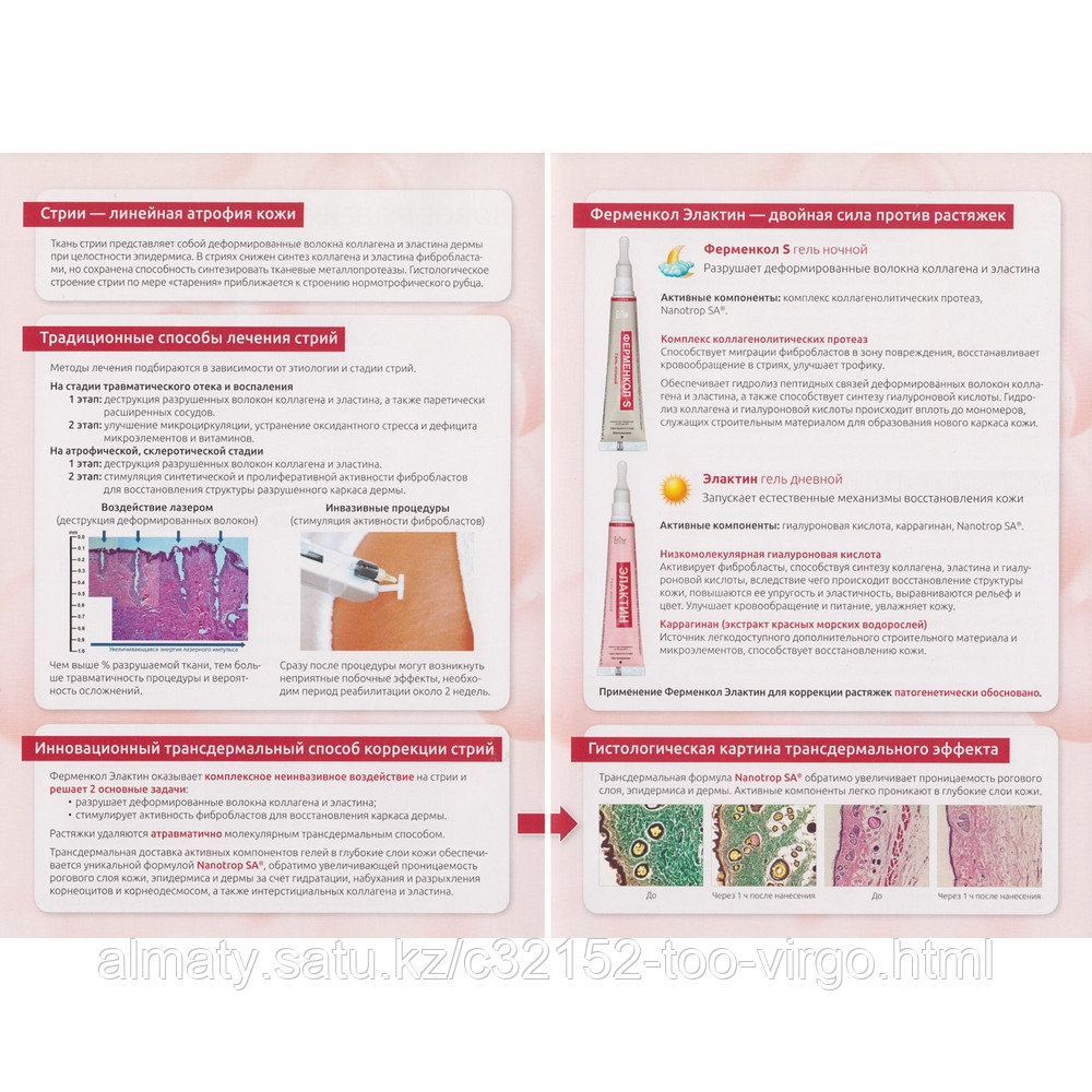 Ферменкол элактин набор для коррекции растяжек - фото 3 - id-p61076734