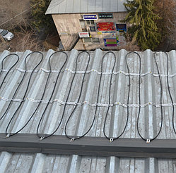 Обогрев крыши в г.Алматы - расчетная мощность системы 250Вт на м2 кровли.