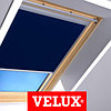 Шторы на мансардные окна VELUX 55х78 цвет синий