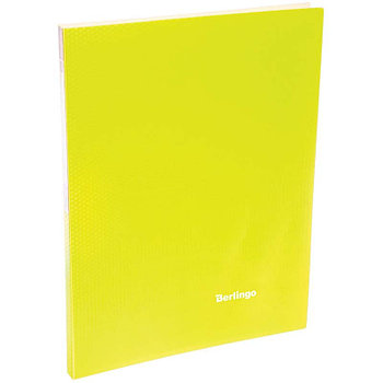 Папка c зажимом Berlingo "Neon", 17мм, 700мкм, неоновая желтая ACp_01803