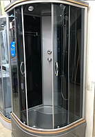 Душевая кабина Erlit ER3508P, 80х80 см, с серым поддоном, тонированным стеклом.