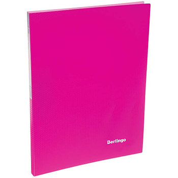Папка c зажимом Berlingo "Neon", 17мм, 700мкм, неоновая розовая ACp_01813