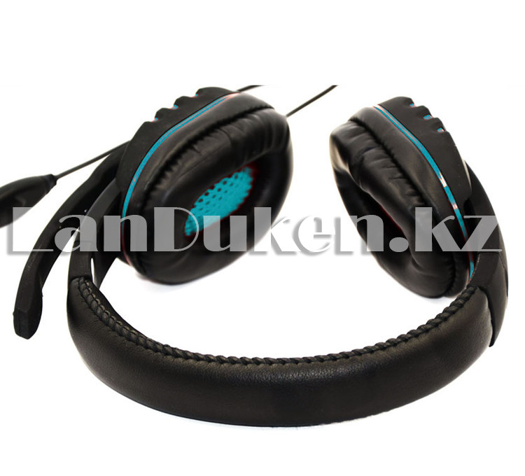 Игровая головная гарнитура наушники с микрофоном