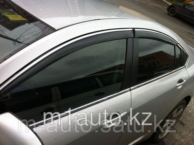 Ветровики/Дефлекторы окон на Hyundai Accent/Хендай Акцент седан 2011 - - фото 3 - id-p2667100
