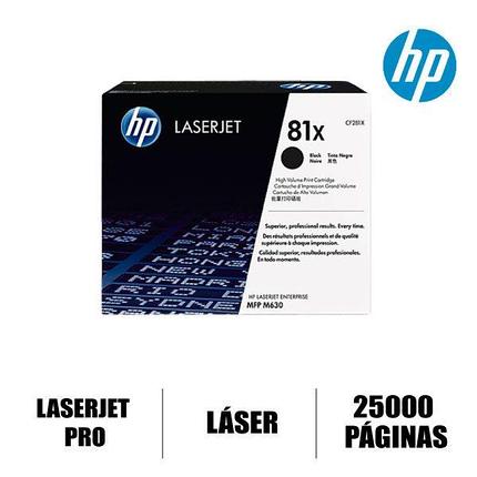 HP CF281X 81X Black Toner Cartridge, фото 2