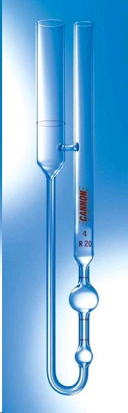 Вискозиметр BS/IP/RF U-Tube, размер 6; постоянная-1 мм2/с2, кинематическая вязкость 200-1000 сСт, калиброванный 