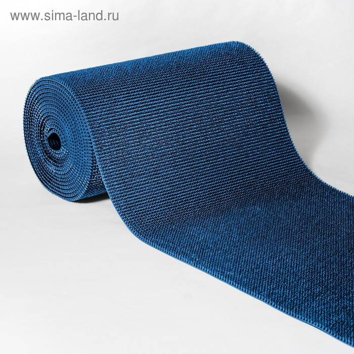 Покрытие ковровое щетинистое, ширина 95 см, рулон 11,8 м "Травка", цвет синий