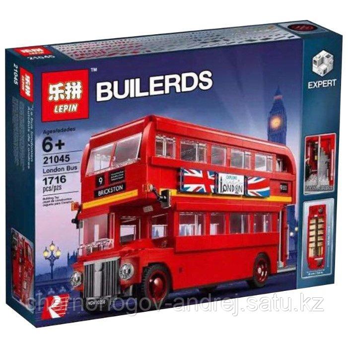 Конструктор King 21045 Лондонский автобус 1711 деталей CREATOR LONDON BUS