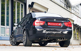 Выхлопная система Supersprint на BMW M3 E90