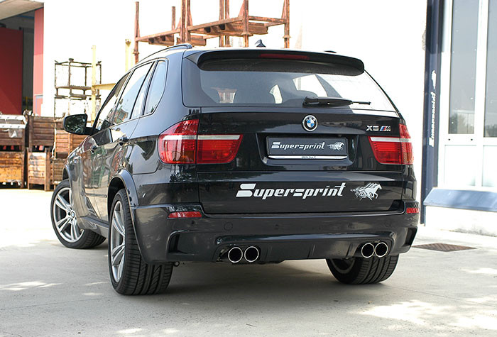 Выхлопная система Supersprint на BMW E70 X5 M