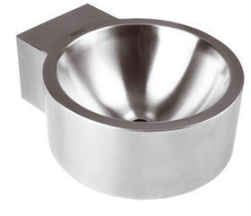 Mediclinics раковина стальная c креплением на стену