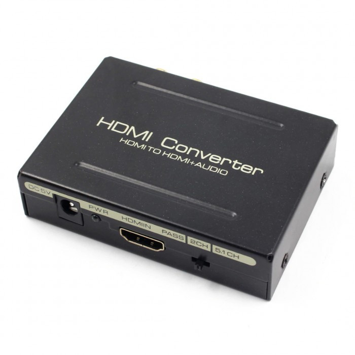 Конвертер HDMI на HDMI+AUDIO (SPDIF+L/R) экстрактор звука - фото 1 - id-p58917021