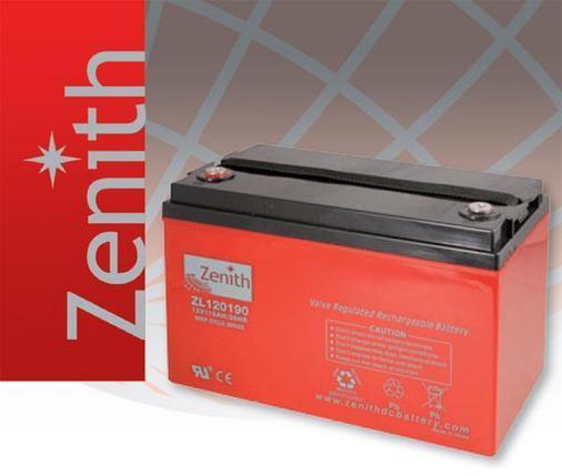 Тяговая необслуживаемая аккумуляторная батарея ZENITH 12В, фото 2