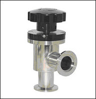 Ручные угловые вакуумные клапаны
