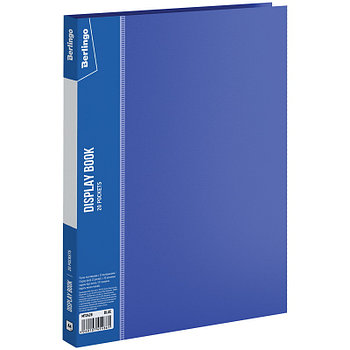Папка  30 файлов Berlingo "Standard", 17мм, 600мкм, синяя