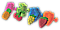 Пушистый пластилин "Plush" Набор с 4 цветами "Фрукты", фото 3