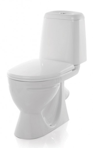 SANITA Унитаз компакт Идеал эконом (арматура 1-режим. "Уклад", сиденье полипропилен) IDLSACC01090113