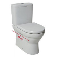 Напольный унитаз Jika TIGO Vario (8242160000001) бачок (8282130007421) сиденье Soft close (8933853000631)