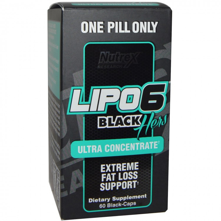 Жиросжигатель Lipo 6 Black Hers, Ultra Concentrated, 60 caps. - фото 1 - id-p61142626