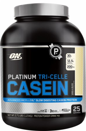 Протеин / казеин / ночной 100% Platinum Tri-Celle Casein, 2,3 lbs. - фото 1 - id-p61142761