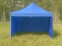 Шатер складной 2 х 2 (синий)с боковыми стенками