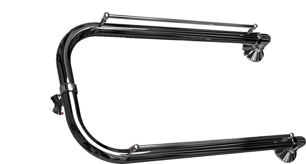 Водный полотенцесушитель "Двин" P5 с полочкой (1") 32/80