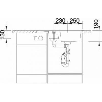 Кухонная мойка Blanco Metra 6 S compact мускат (521891) - фото 3 - id-p61159277