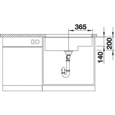 Кухонная мойка Blanco Subline 700-U Level алюметаллик (523540) - фото 2 - id-p61159304