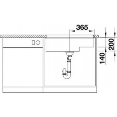 Кухонная мойка Blanco Subline 700-U Level серый беж (523545) - фото 2 - id-p61159305