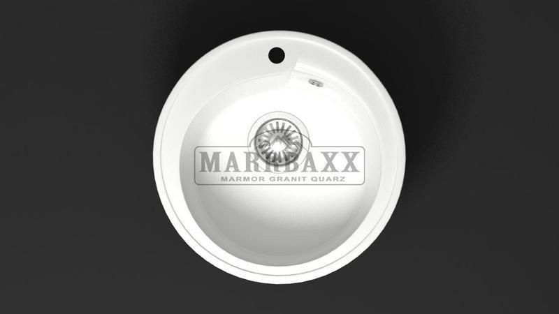 Мойка кухонная Marbaxx Венди Z4 белый лед - фото 2 - id-p61159362