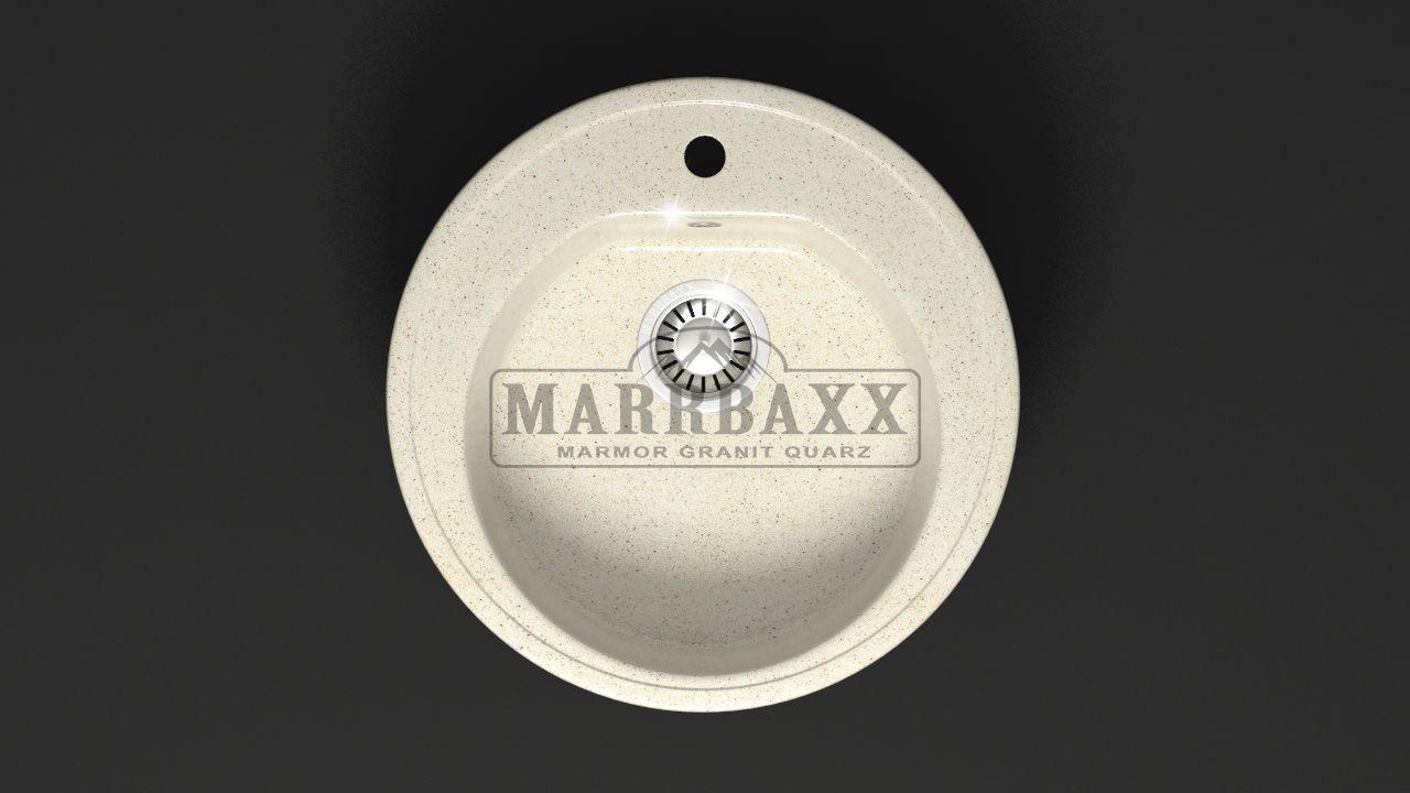 Мойка кухонная Marbaxx Черая Z3,цвет бежевый - фото 1 - id-p61159377