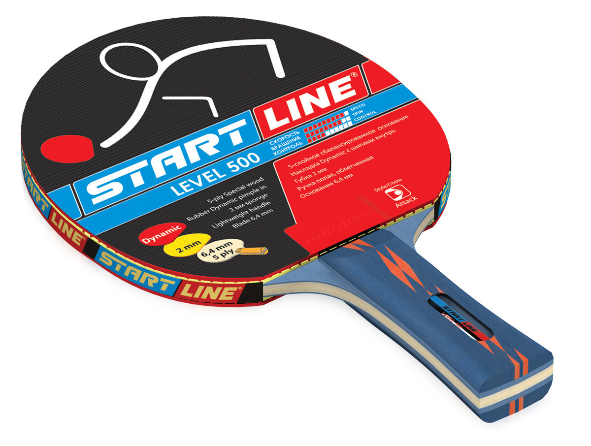 Ракетка теннисная Start Line Level 500 - для динамичной игры - фото 1 - id-p61161814