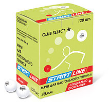 Шарики для настольного тенниса Club Select 1* (120 мячей в упаковке, белые)