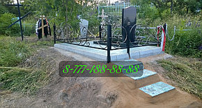 Тротуарная плитка на кладбище, фото 2