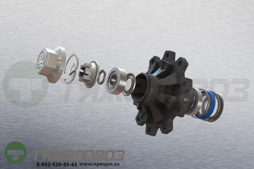 Ступица в сборе D=280.8 BPW ECO Plus 12 тн 09.801.06.64.0