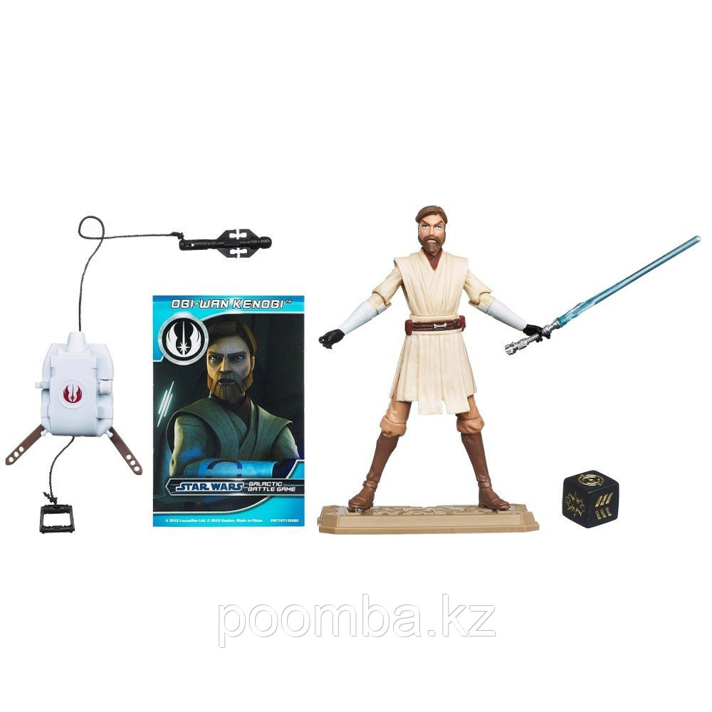 Фигурка 'Оби-Ван Кебоби' (Obi-Wan Kenobi CW12), 10см, из серии 'Star Wars' (Звездные войны)