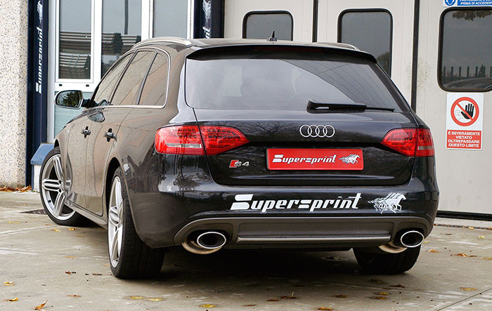 Выхлопная система Supersprint на Audi A4 B8 S4 Quattro