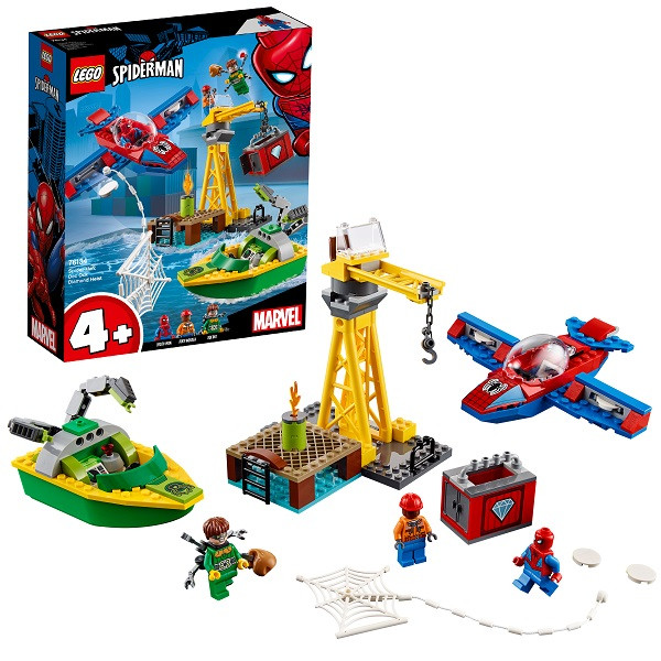 Lego Super Heroes 76134 Конструктор Лего Человек-паук: Похищение бриллиантов Доктором Осьминогом