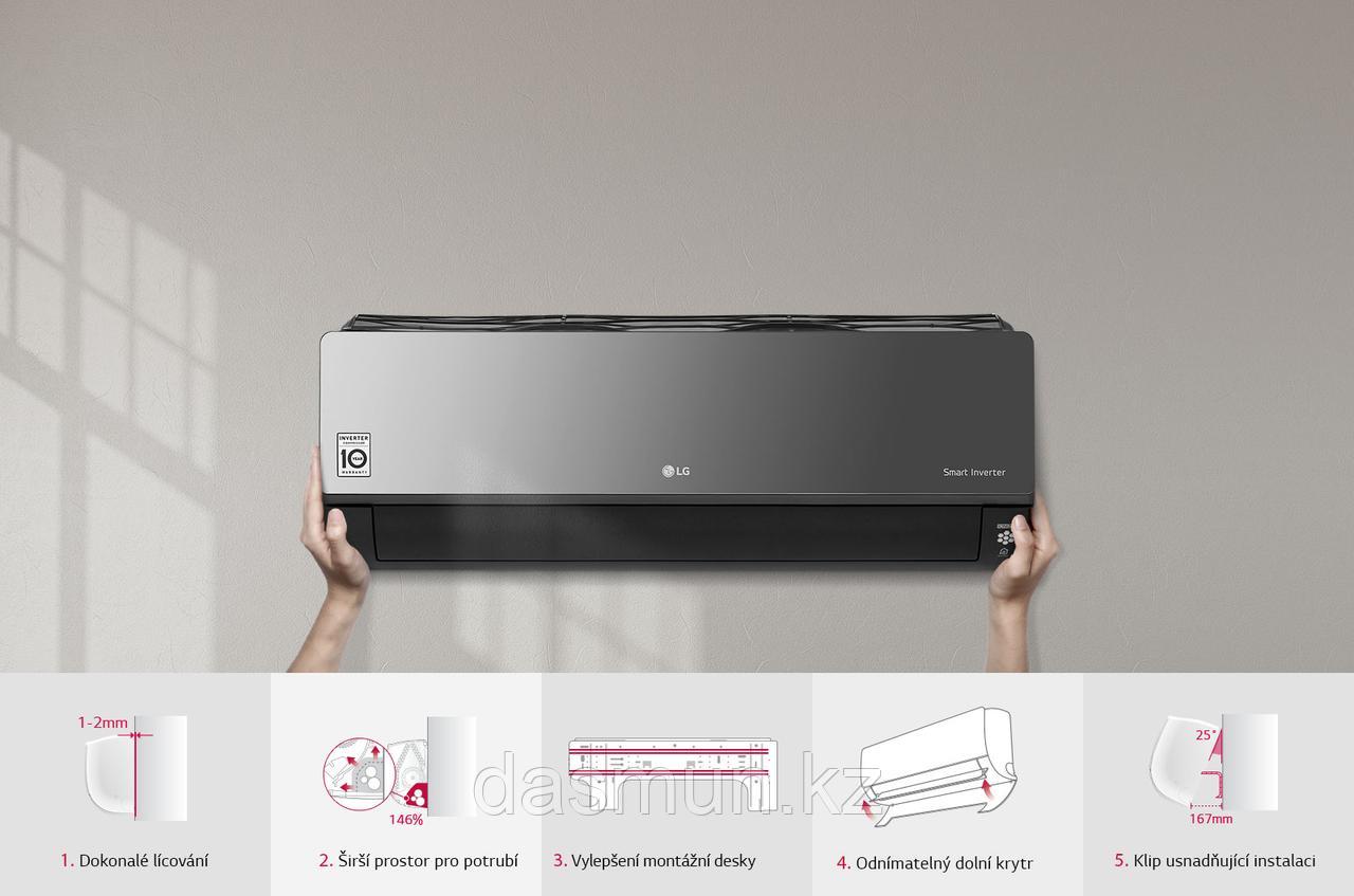 Кондиционер настенный LG Artcool MIRROR Inverter AC 12 ВQ R32