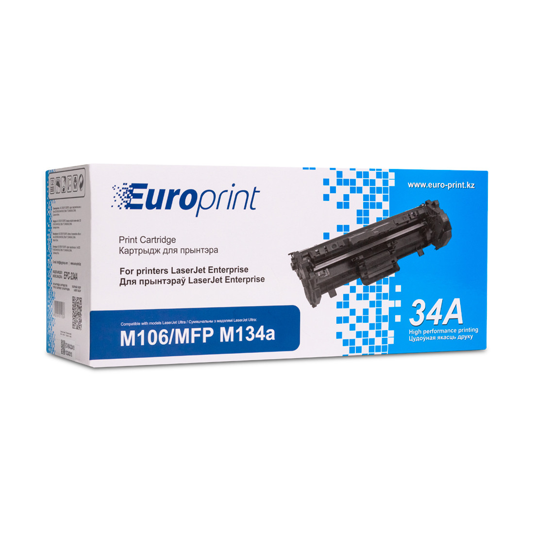 Картридж, Europrint, EPC-234A, Для принтеров HP LaserJet Ultra M106/MFP M134a, 9200 страниц.