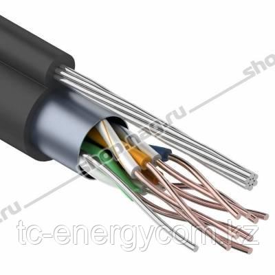 Кабель FTP4, cat 5e, Андижанкабель, внешний, с тросом, 305м.
