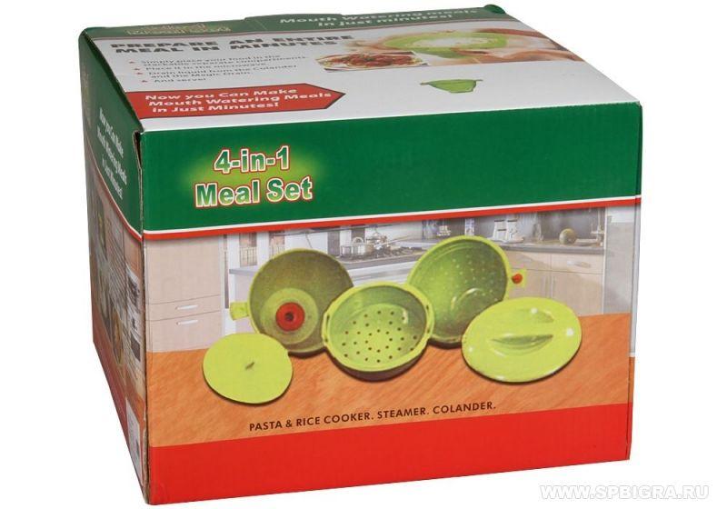 Кастрюля для микроволновки Magic Meal "Волшебная еда".