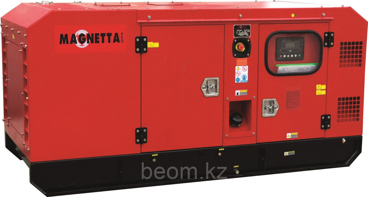 Дизельный генератор 68 кВт 380В в тихом кожухе D68E3 MAGNETTA